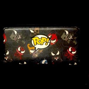 EUC MARVEL VENOM POP‼️ LOUNGE FLY WALLET